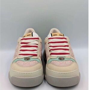 NWB Gucci Screener Sneaker 'GG Monogram Beige Pink' 41